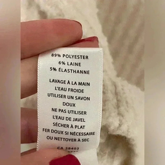 LILLA P
Easy Split Collar Sweater, Salt - Picture 10 of 11